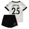 Officiële Voetbalshirt + Korte Broek Manchester United Sancho 25 Uit 2022-23 - Kids